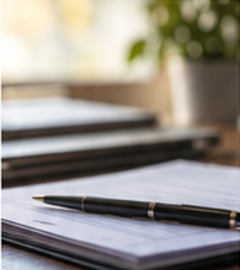 Illustrative loan documents and pen